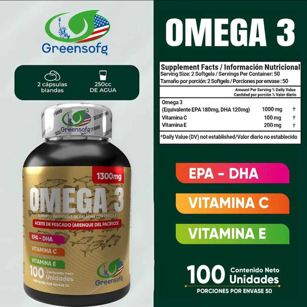 OMEGA 3 X 100 Capsulas