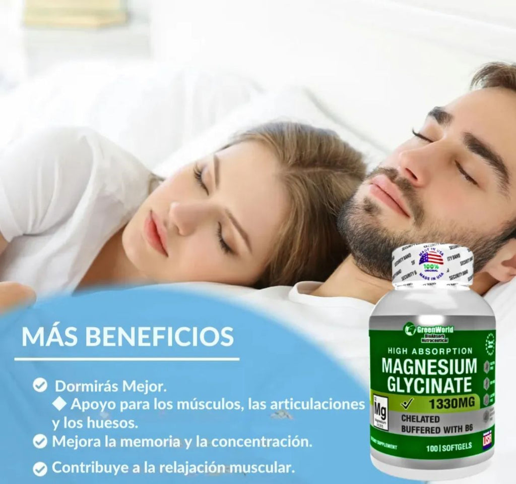 GLICINATO DE MAGNESIO X 100 Capsulas